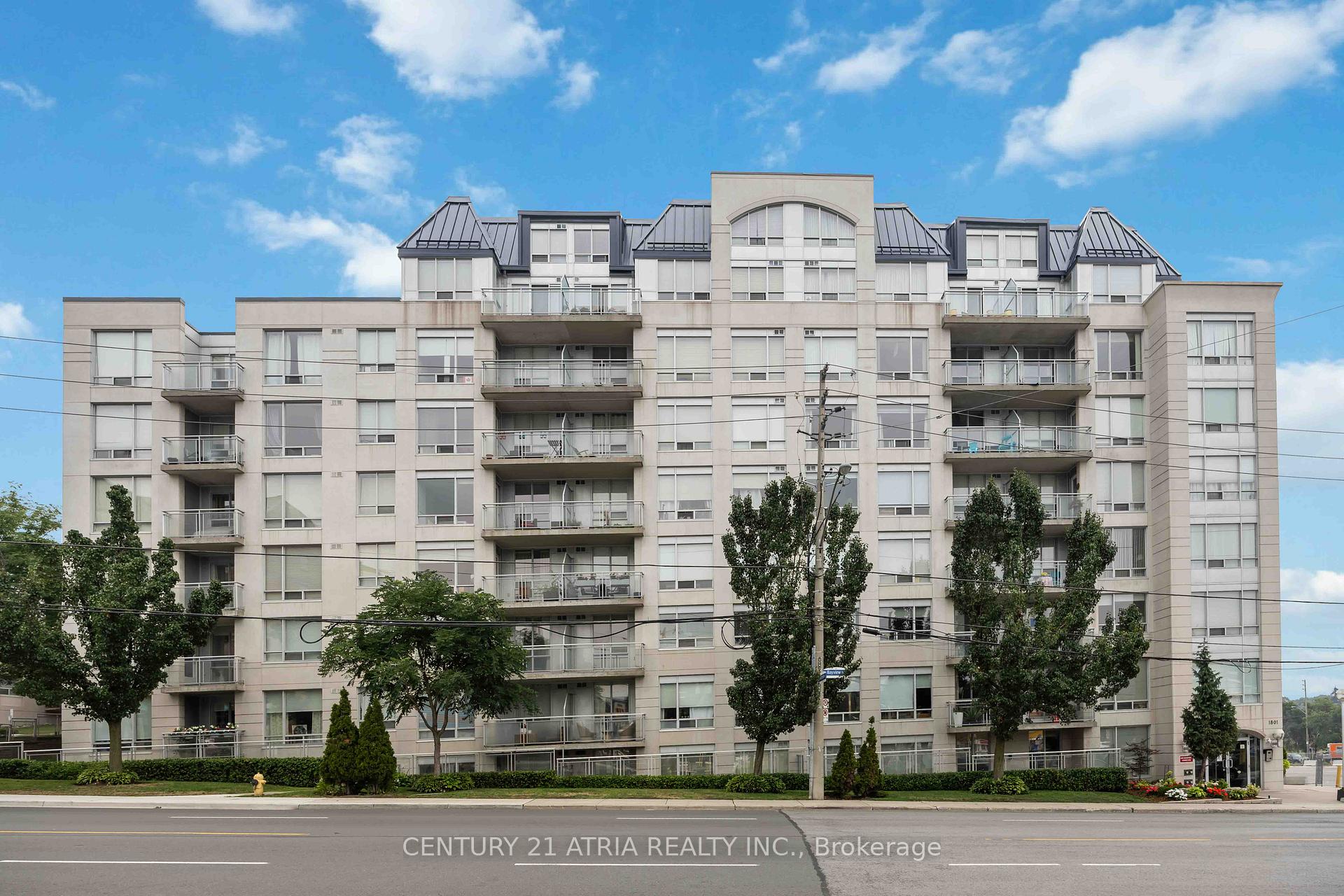 Front of Unit 107, 1801 Bayview Avenue