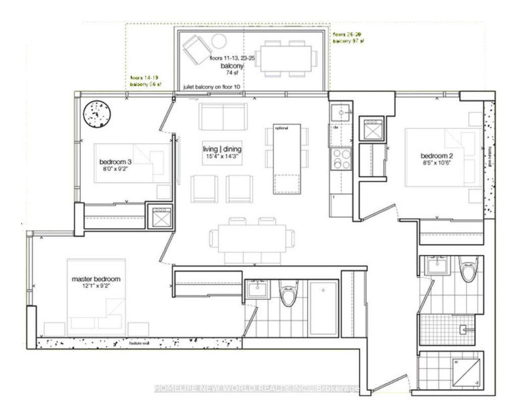 Photo 3 of Unit 2504, 65 Mutual Street, Toronto, Church-Yonge Corridor — HOMEH
