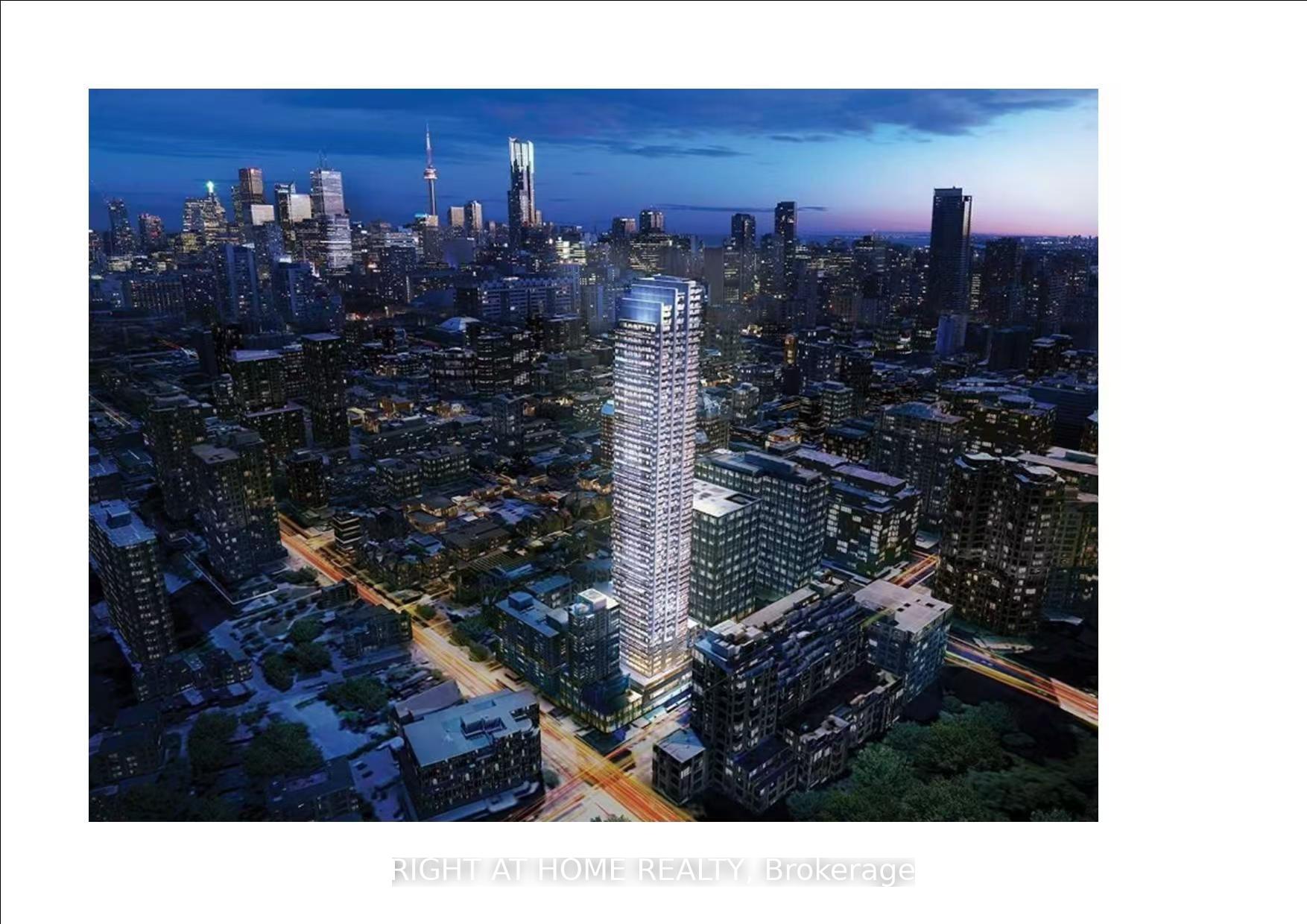 Front of Unit 2309, 395 Bloor Street E