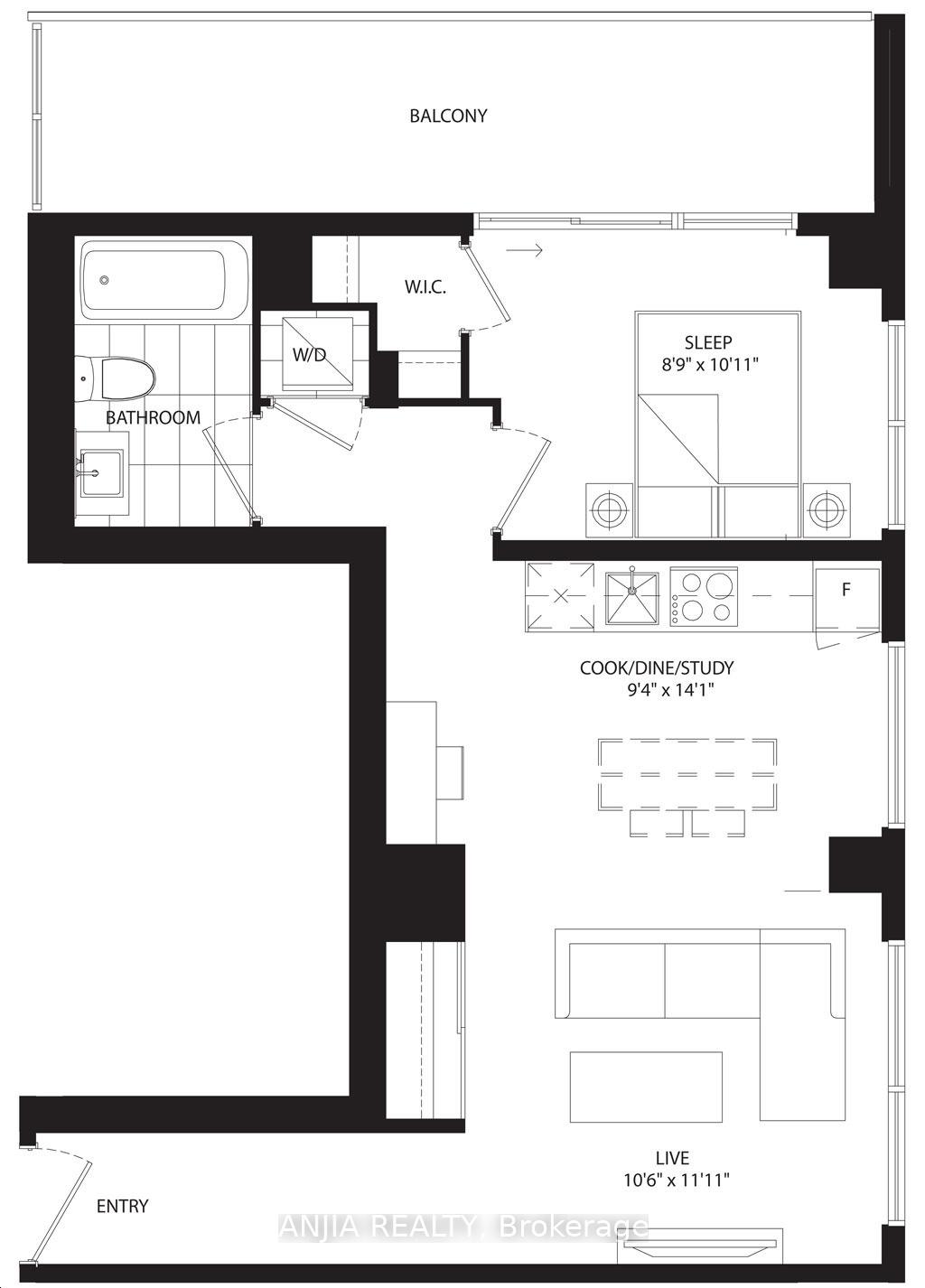 Photo 5 of Unit 1502, 20 Edward Street, Toronto, Bay Street Corridor — HOMEH