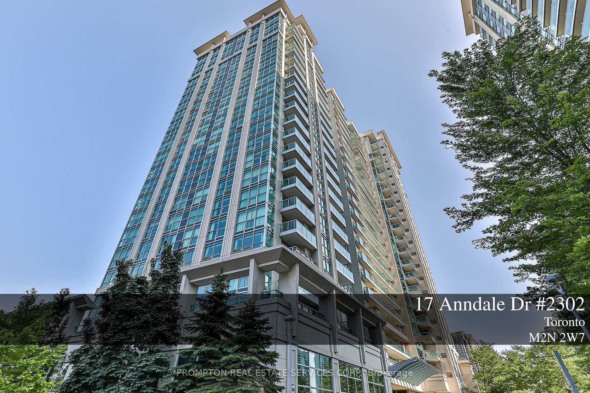 Front of Unit 2302, 17 Anndale Drive