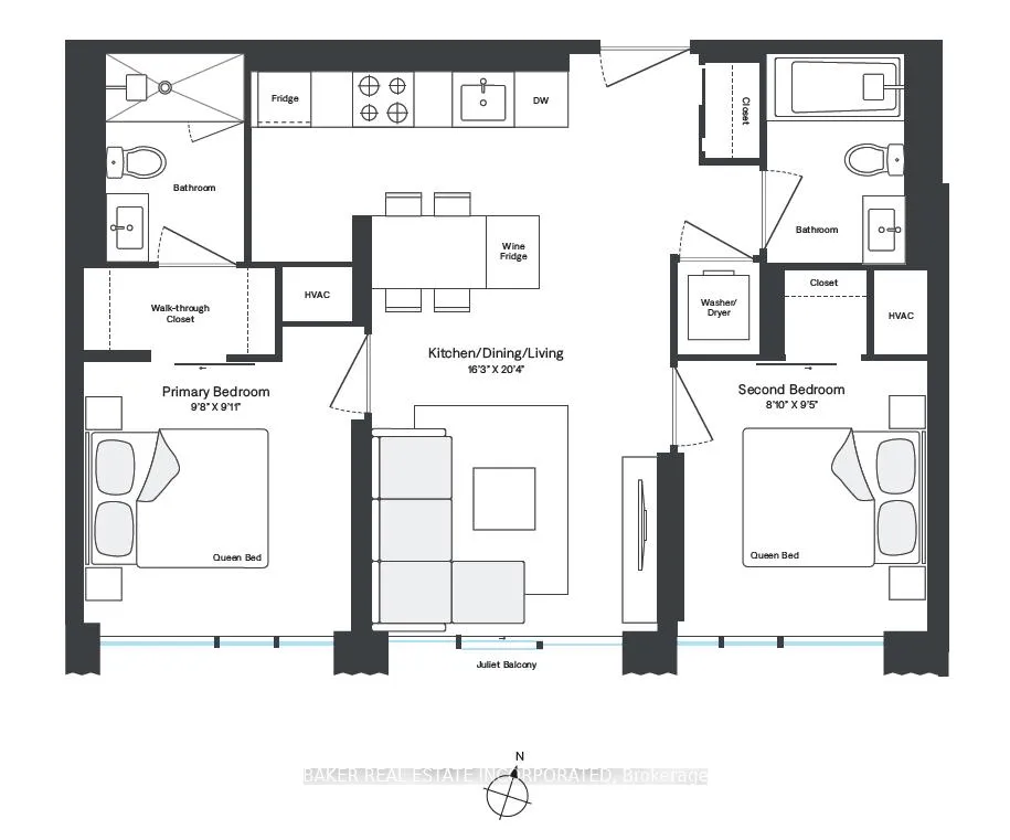 Front of Unit 317, 65 Trinity Street