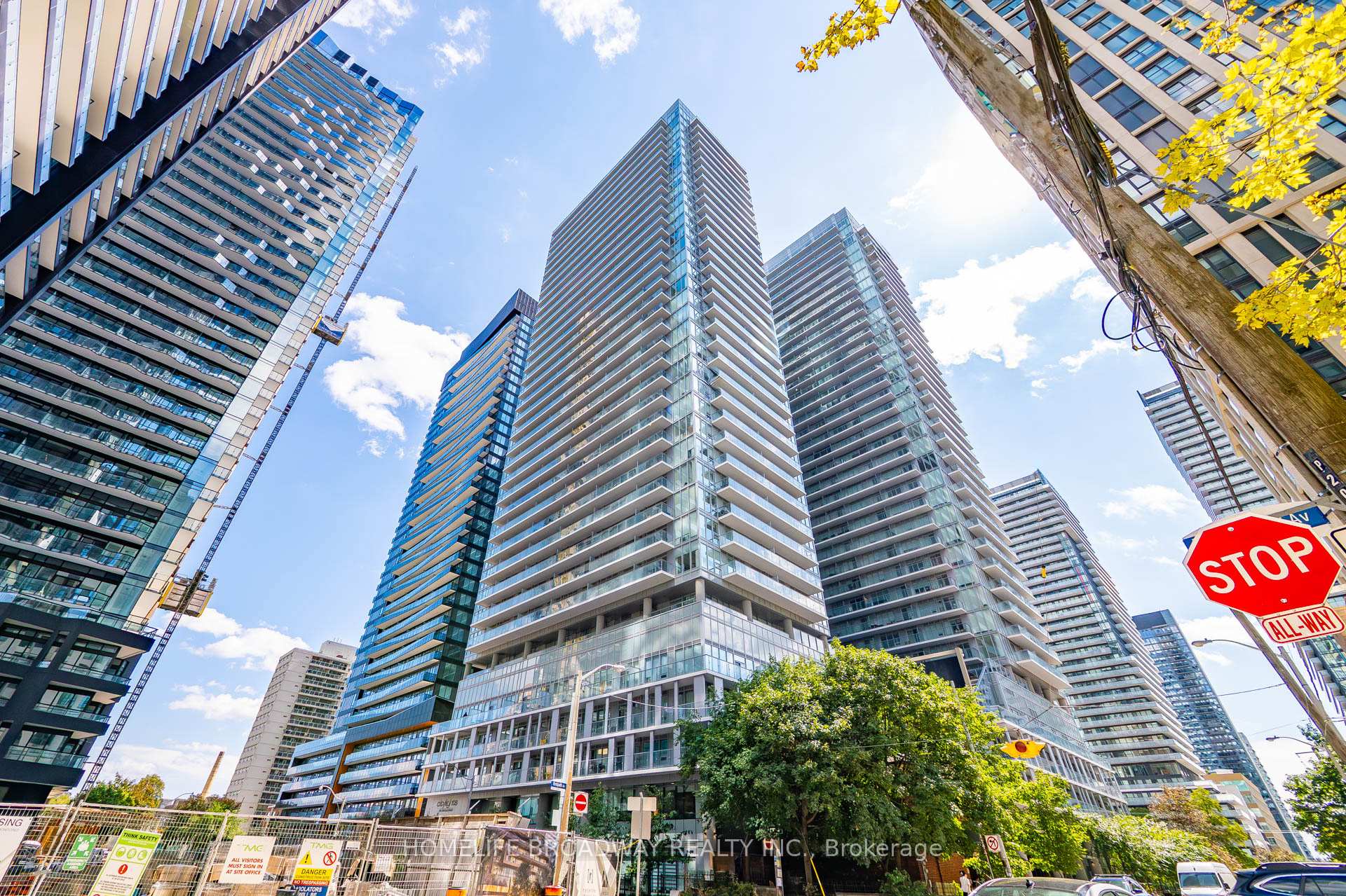 Front of Unit 2702, 99 Broadway Avenue