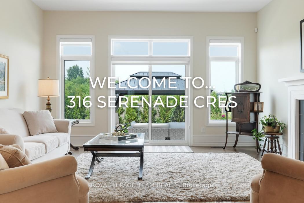 Front of 316 Serenade Crescent W