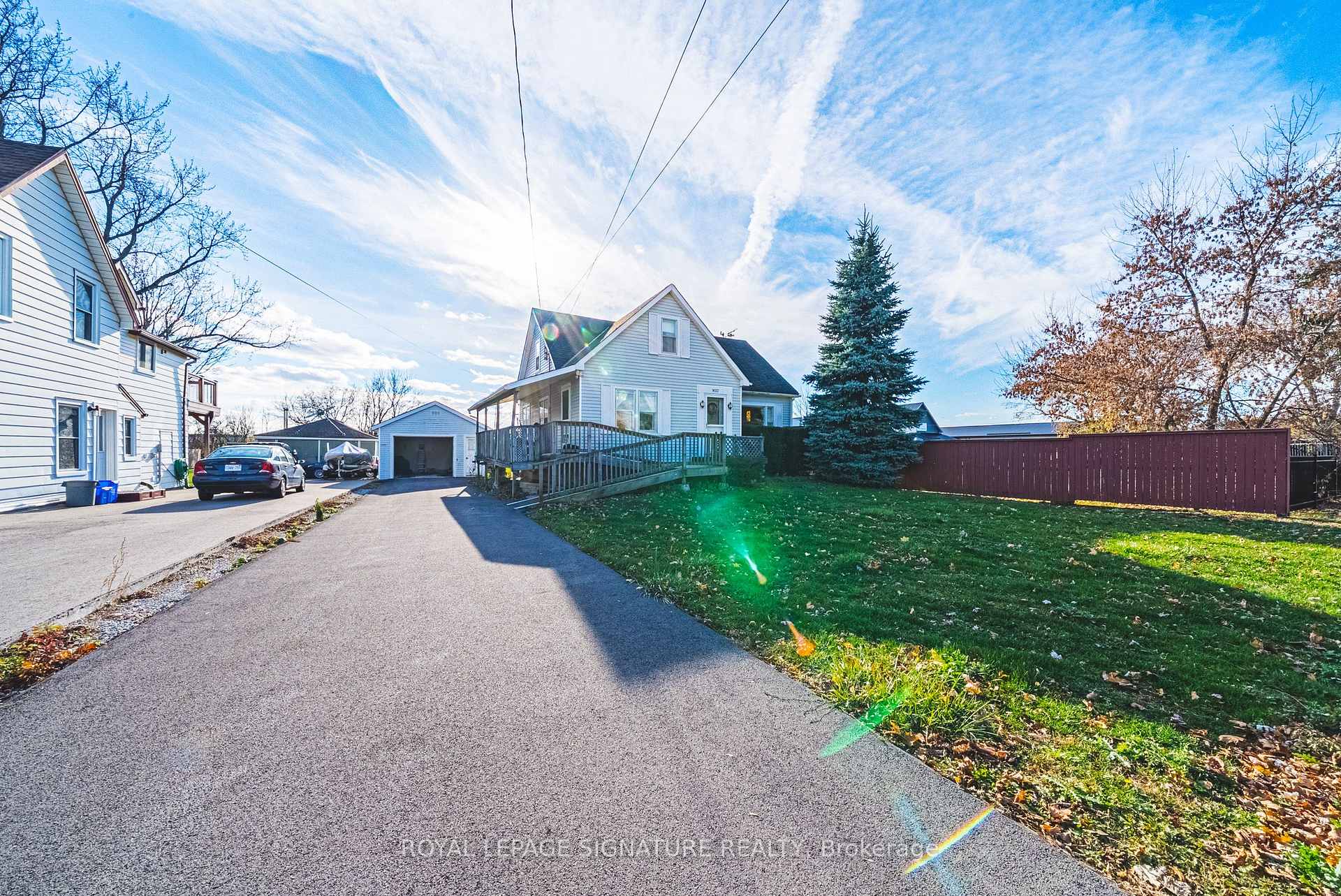 Front of 9037 Airport Road W