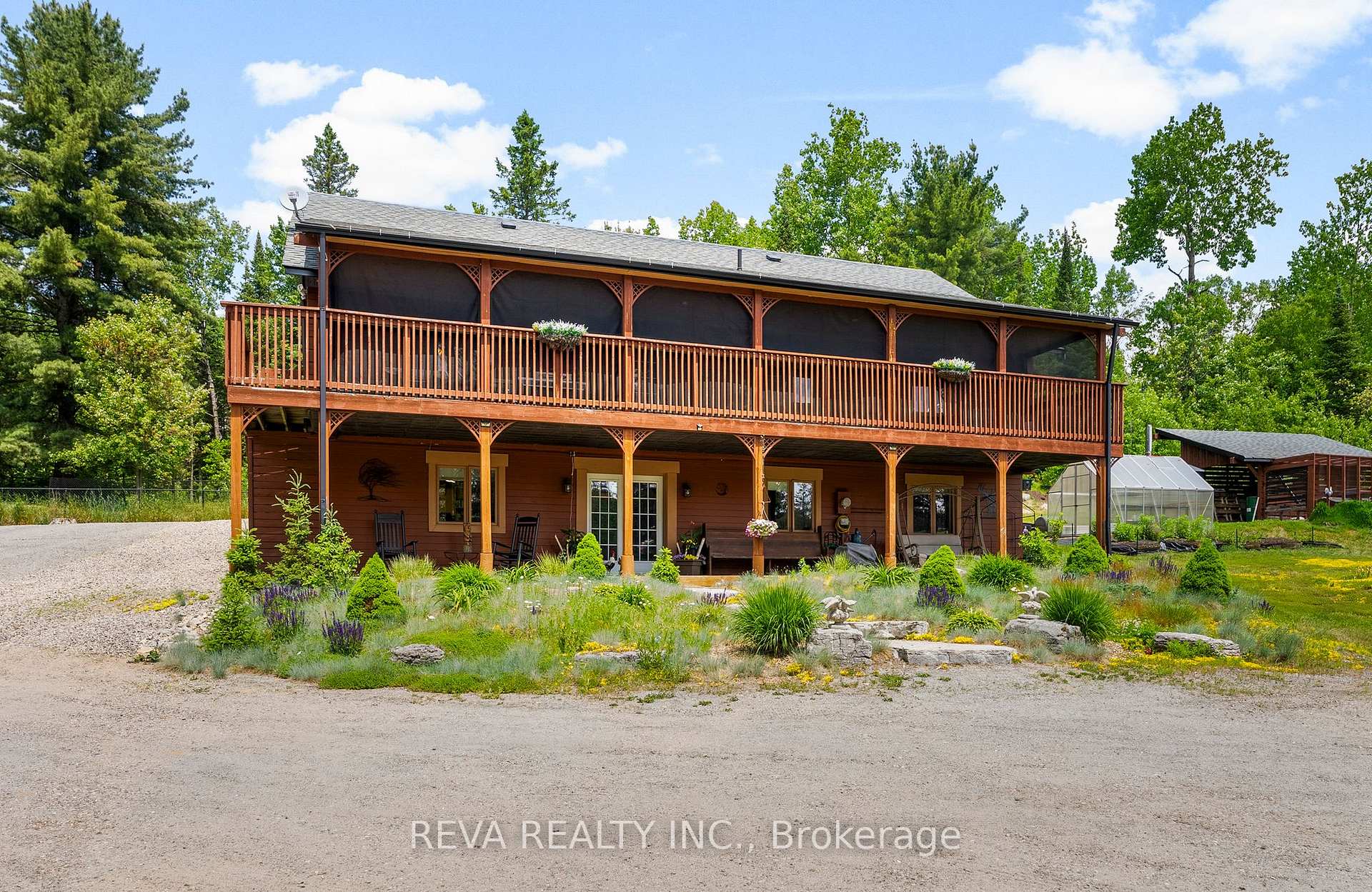 Front of 902 North Baptiste Lake Road