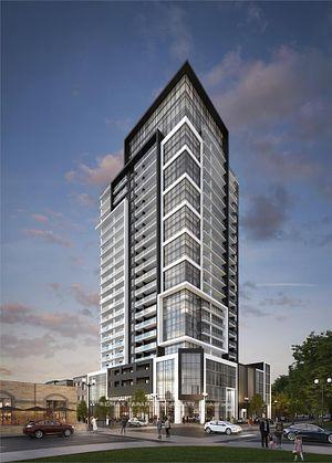 Front of Unit 2111, 15 Queen Street S