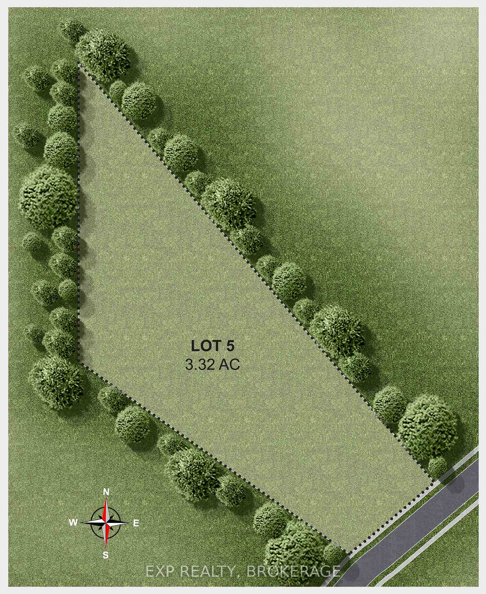 Front of LOT 5 Milburn Creek Estates