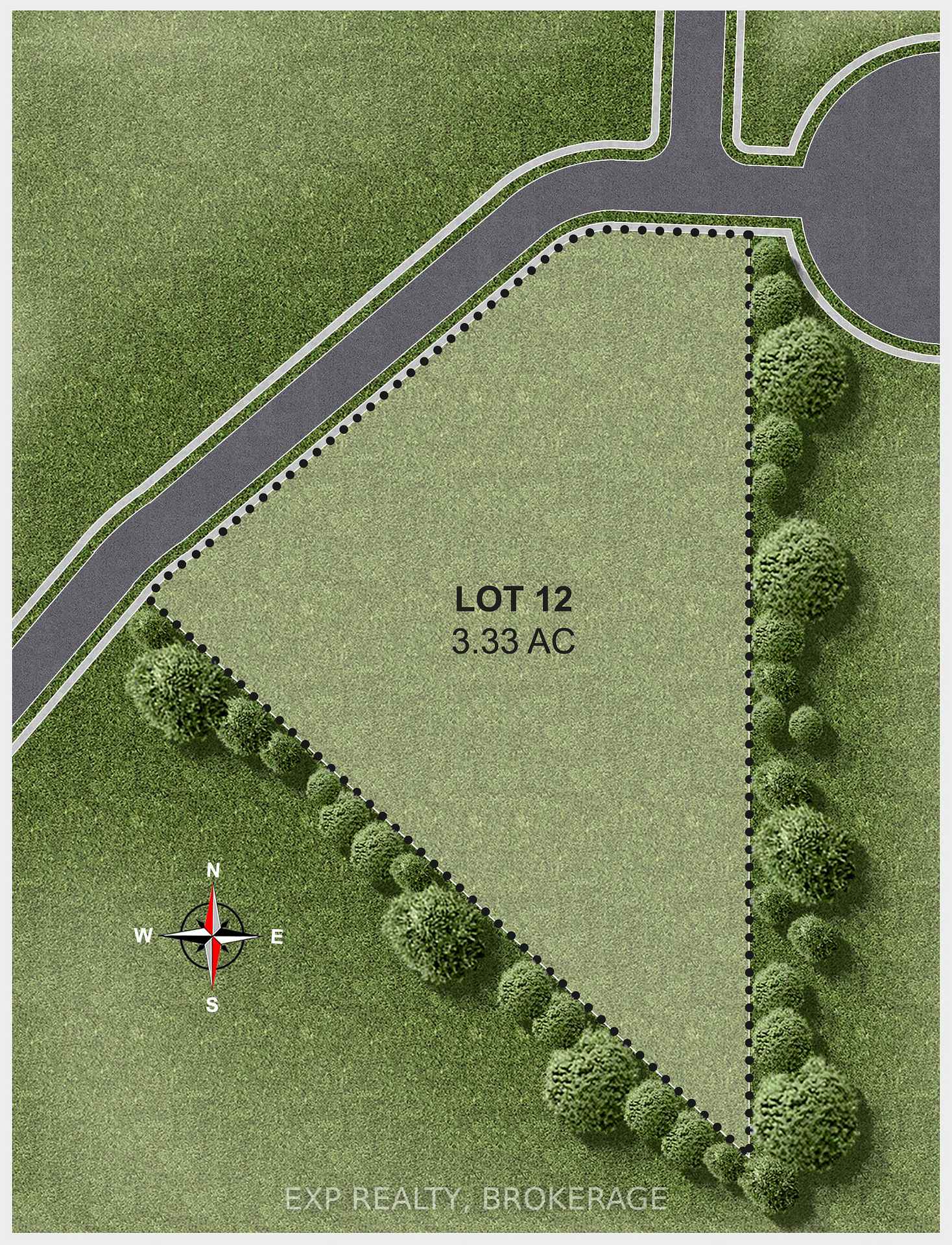 Front of LOT 12 Milburn Creek Estates