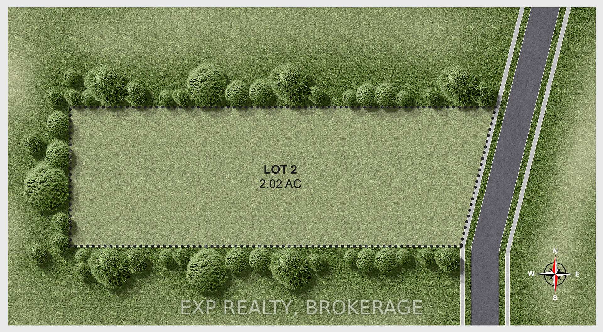 Front of LOT 2 Milburn Creek Estates