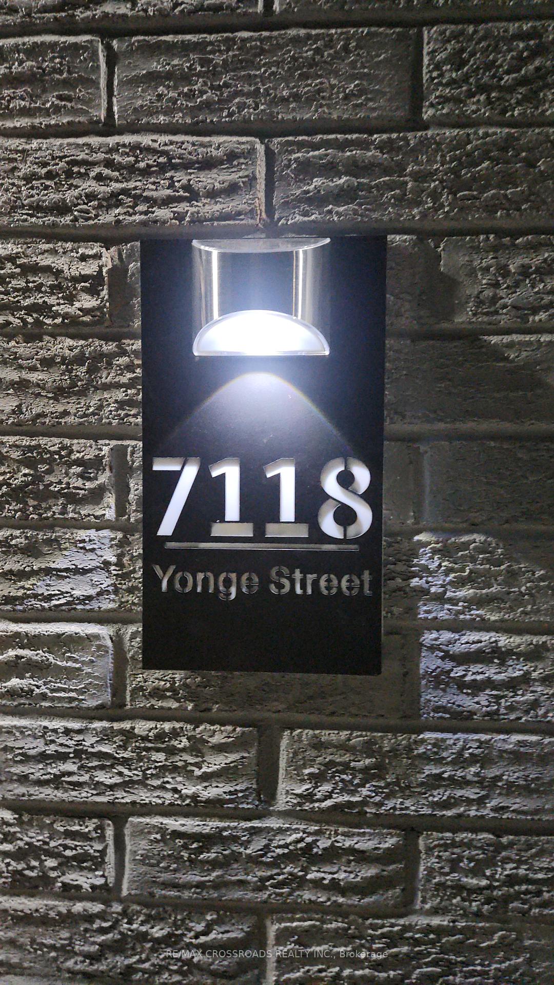 Front of 7118 Yonge Street