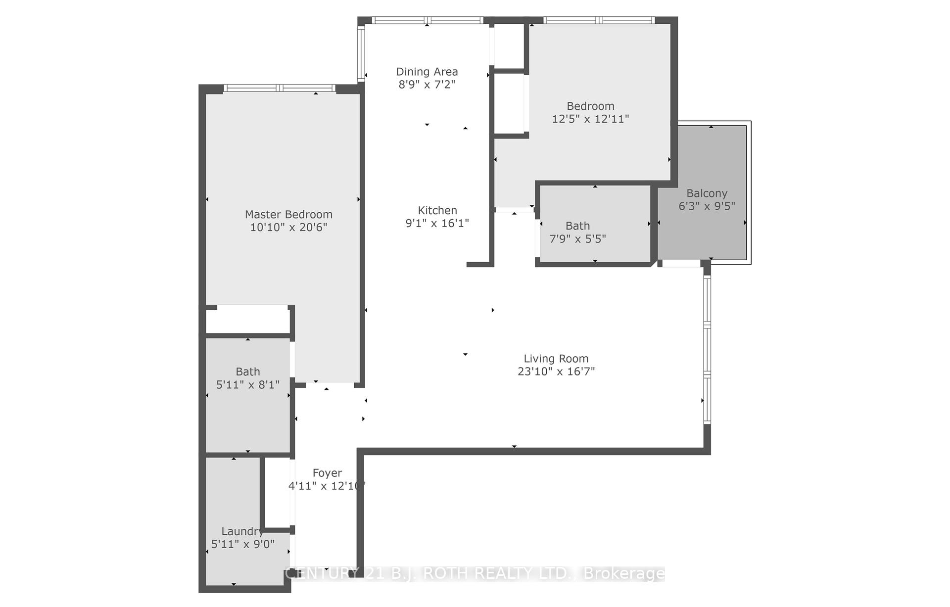 Photo 16 of Unit 808, 65 Ellen Street, Barrie, Lakeshore — HOMEH