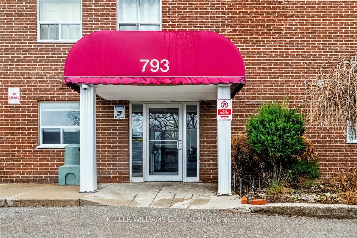 Front of Unit 107, 793 Colborne Street