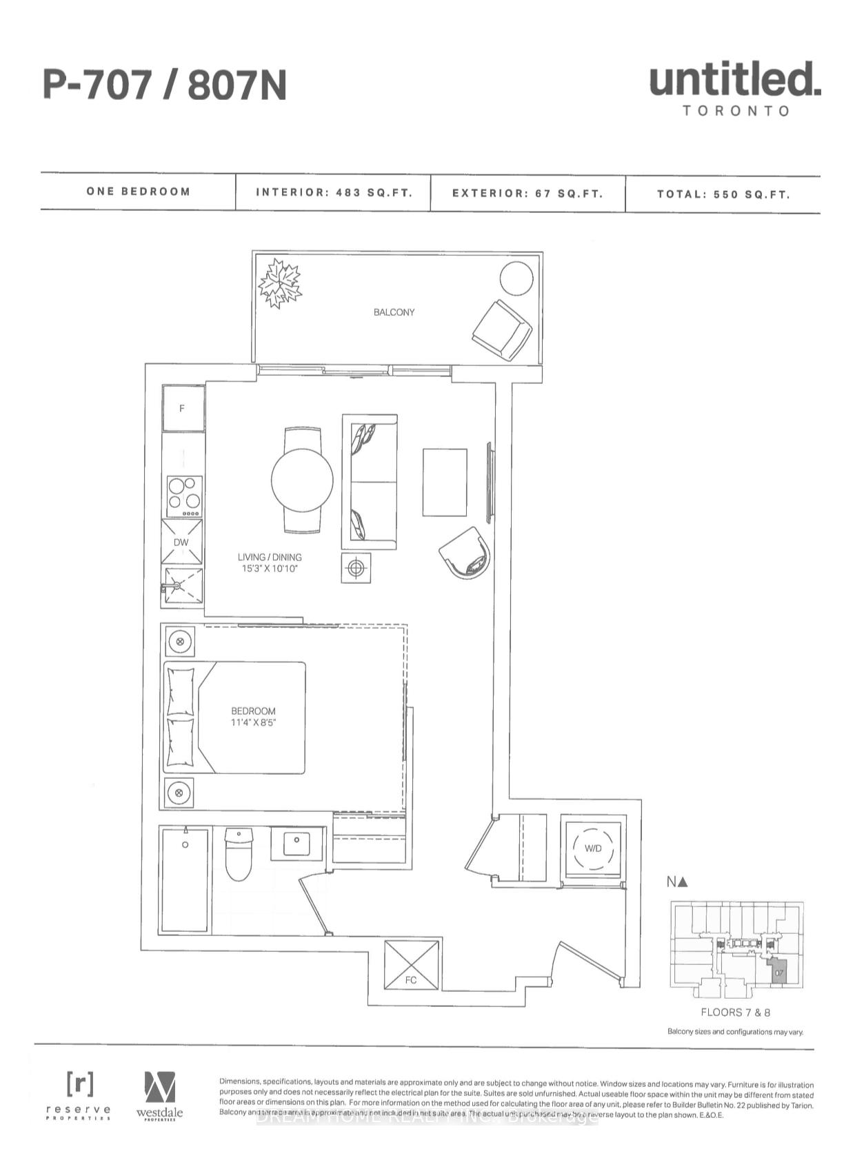 Photo 20 of Unit 807, 120 Broadway Avenue, Toronto, Mount Pleasant West — HOMEH