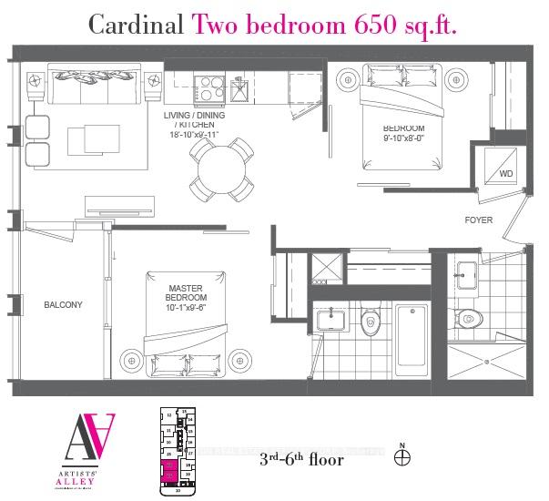 Photo 2 of Unit 422, 121 St Patrick Street, Toronto, Kensington-Chinatown — HOMEH