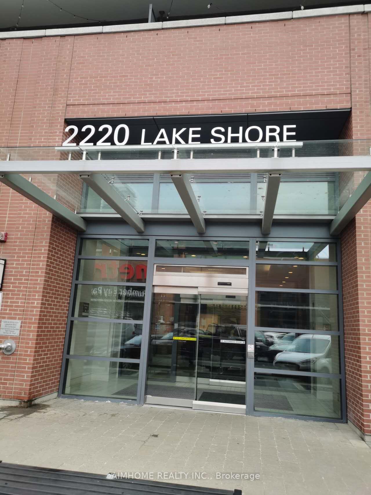 Front of Unit 4301, 2220 Lake Shore Boulevard W