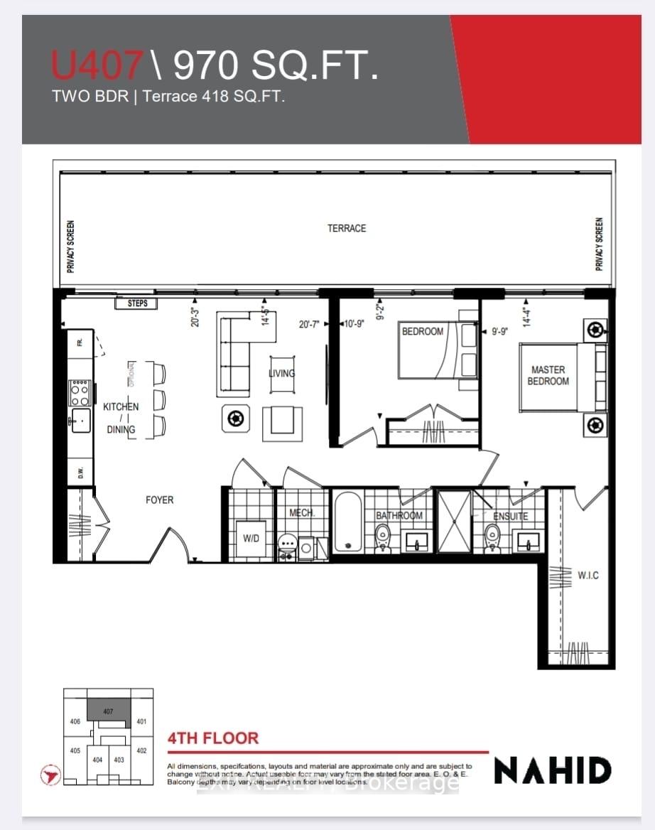 Photo 3 of Unit 407, 800 Broadview Avenue, Toronto, Playter Estates-Danforth — HOMEH