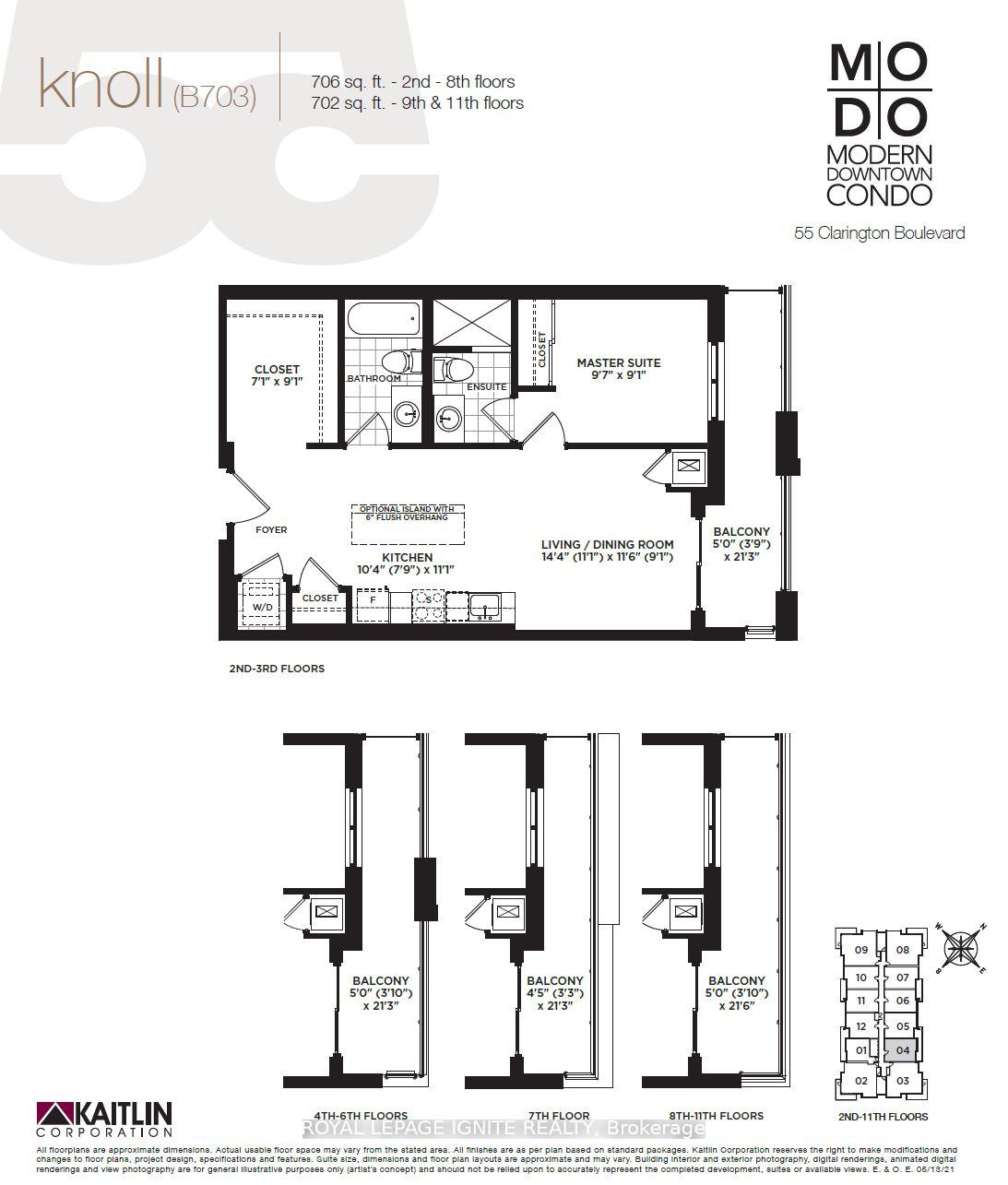Photo 2 of Unit 504, 55 Clarington Boulevard, Clarington, Bowmanville — HOMEH