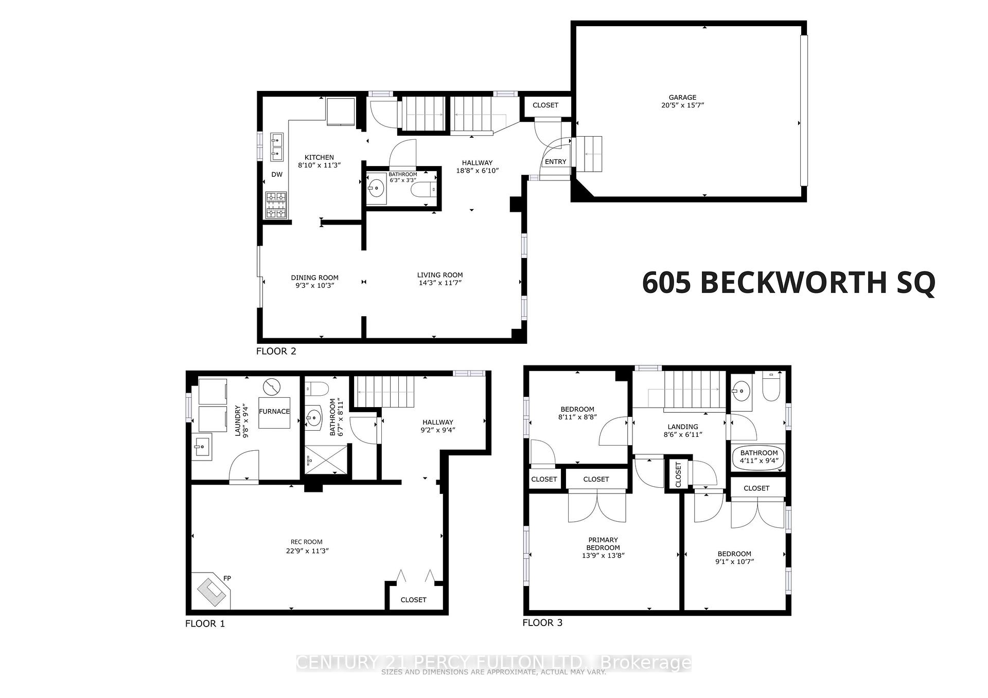 Photo 4 of 605 Beckworth Square, Pickering, Amberlea — HOMEH