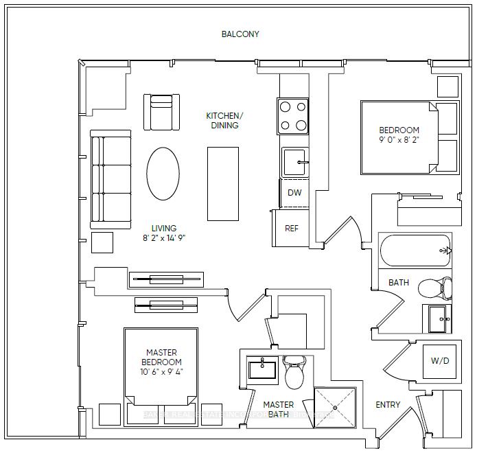 Photo 2 of Unit 2311, 15 Roehampton Avenue, Toronto, Mount Pleasant West — HOMEH
