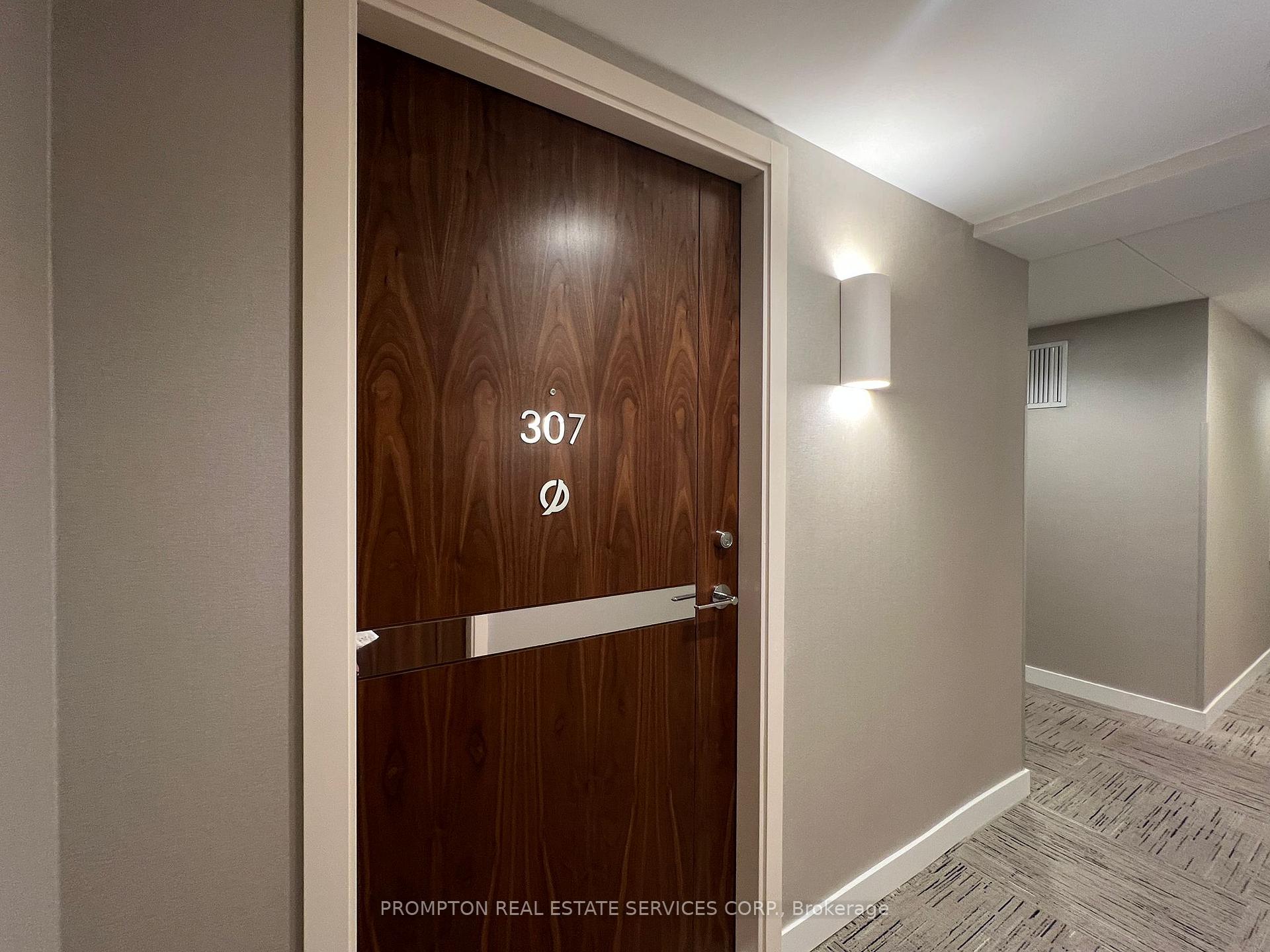 Front of Unit 307, 27 Mcmahon Drive