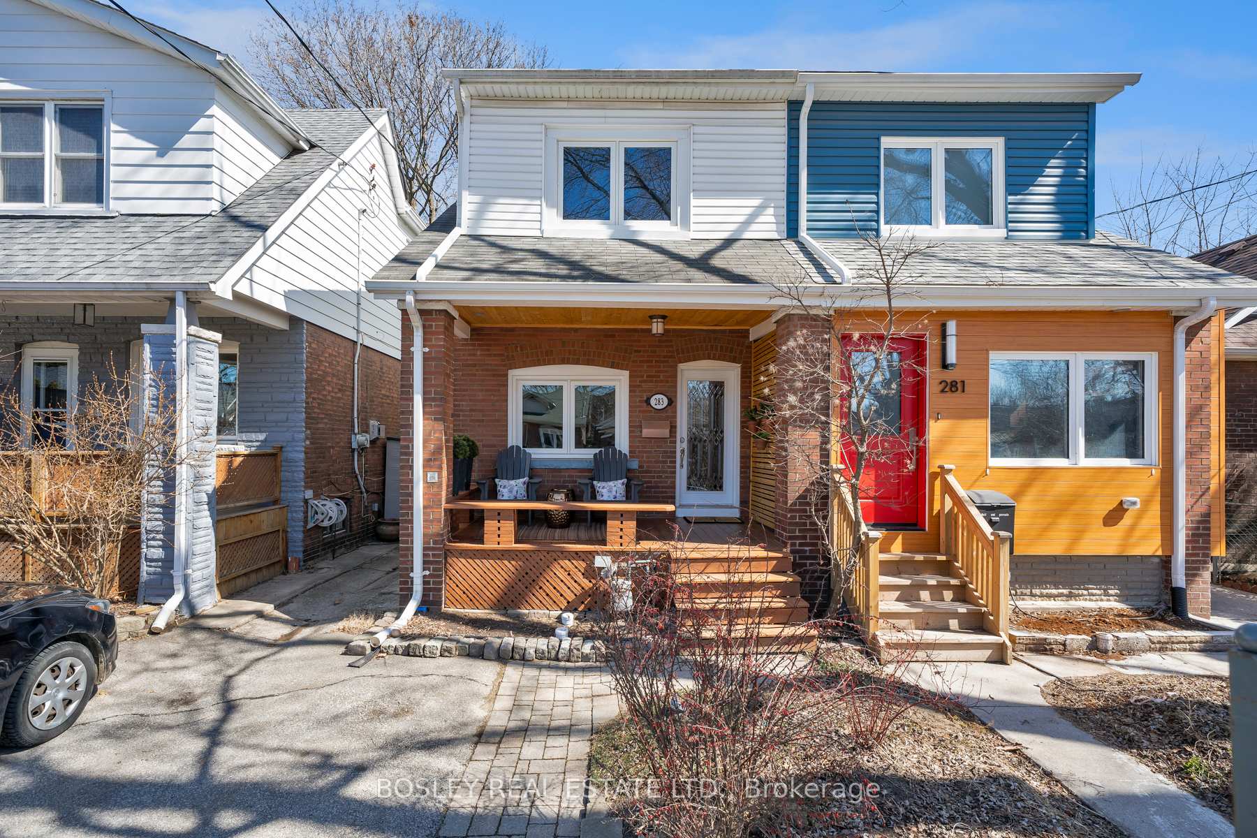 Front of 283 Monarch Park Avenue