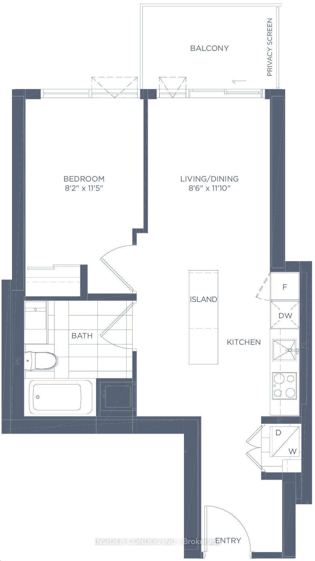 Photo 6 of Unit 801, 20 Richardson Street, Toronto, Waterfront Communities — HOMEH