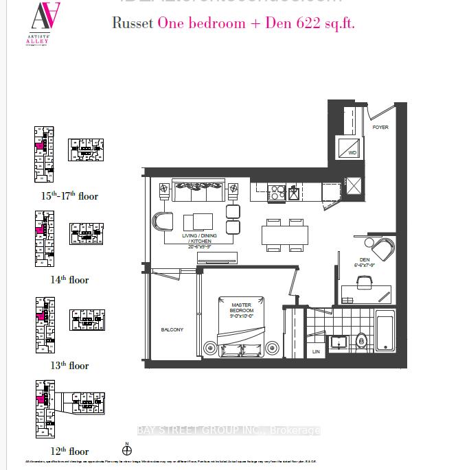Photo 4 of Unit 1311, 121 St Patrick Street, Toronto, Kensington-Chinatown — HOMEH