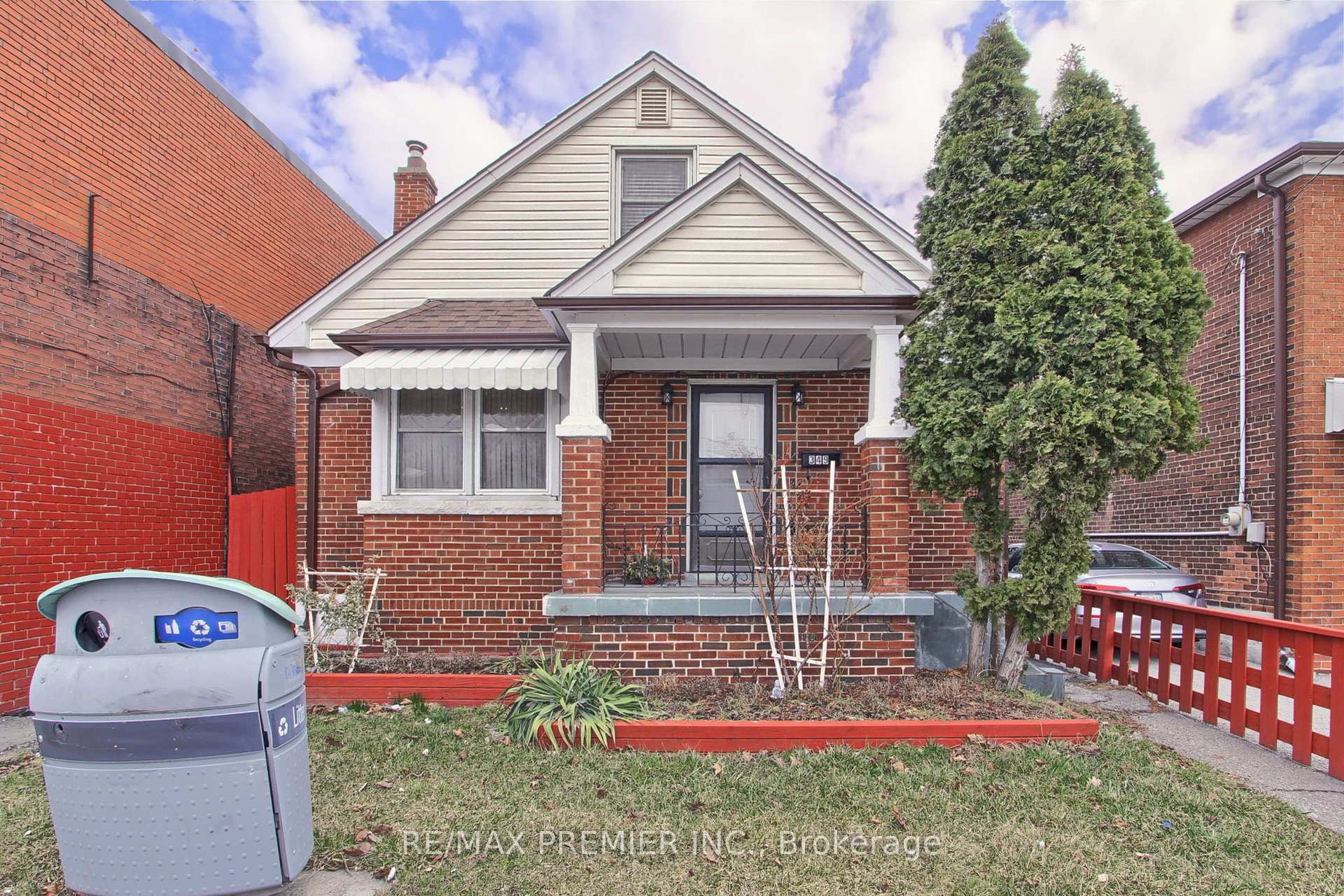 Front of 349 Kipling Avenue