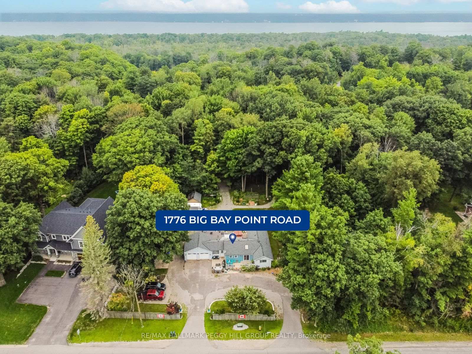 Front of 1776 Big Bay Point Road