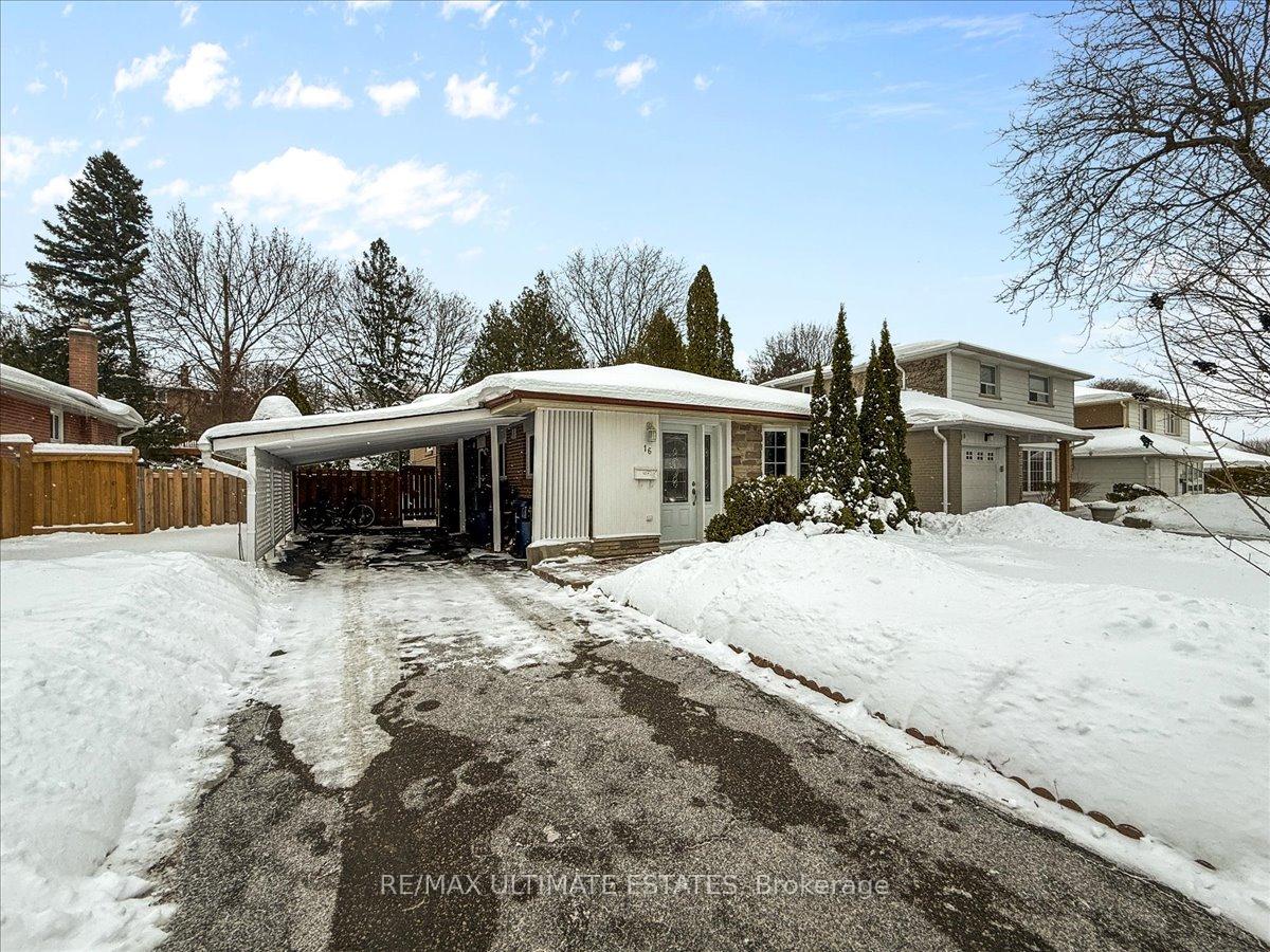 Front of 16 Cresthaven Drive