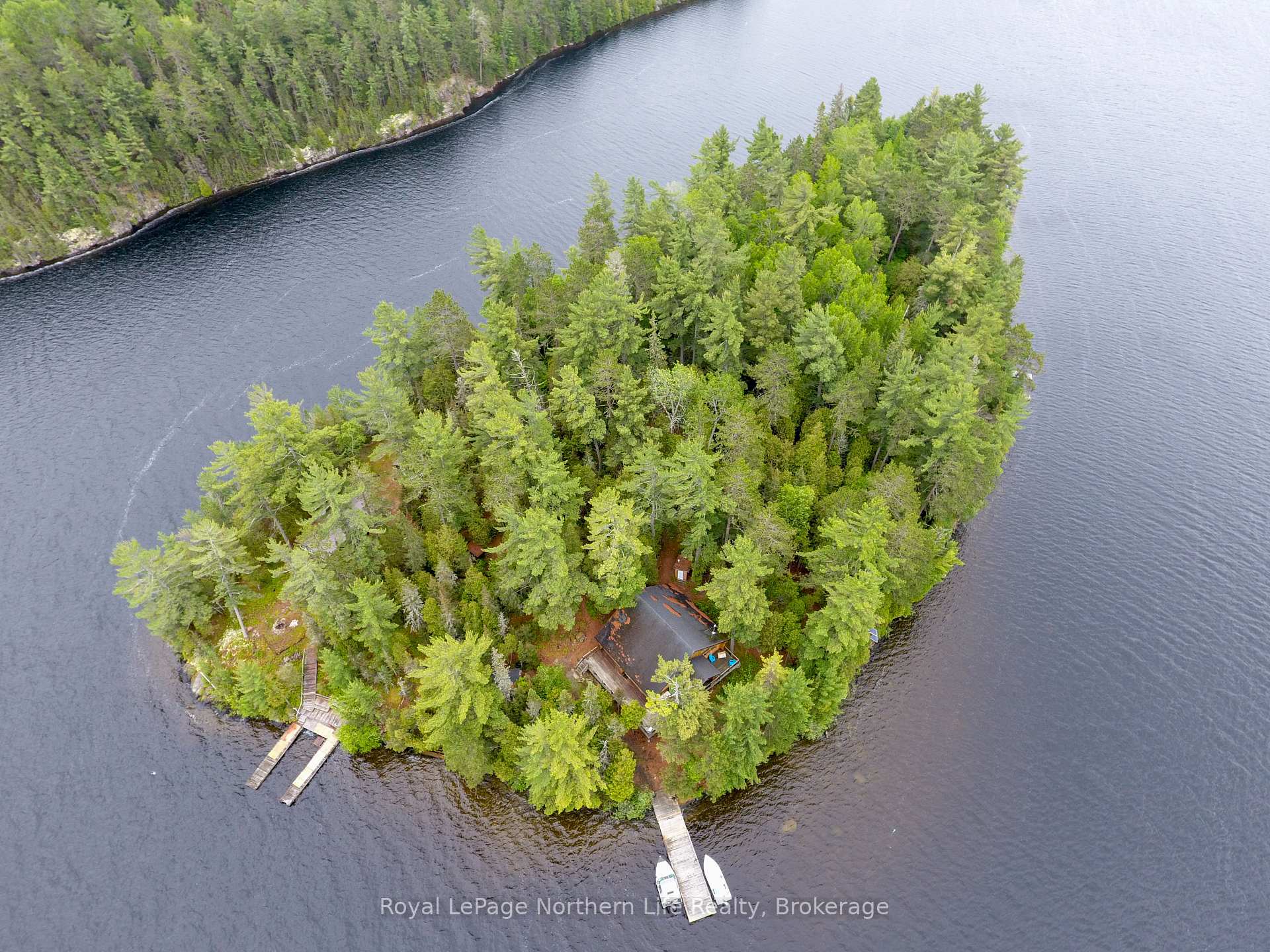 Front of Unit C, 28 Cassels Lake Island