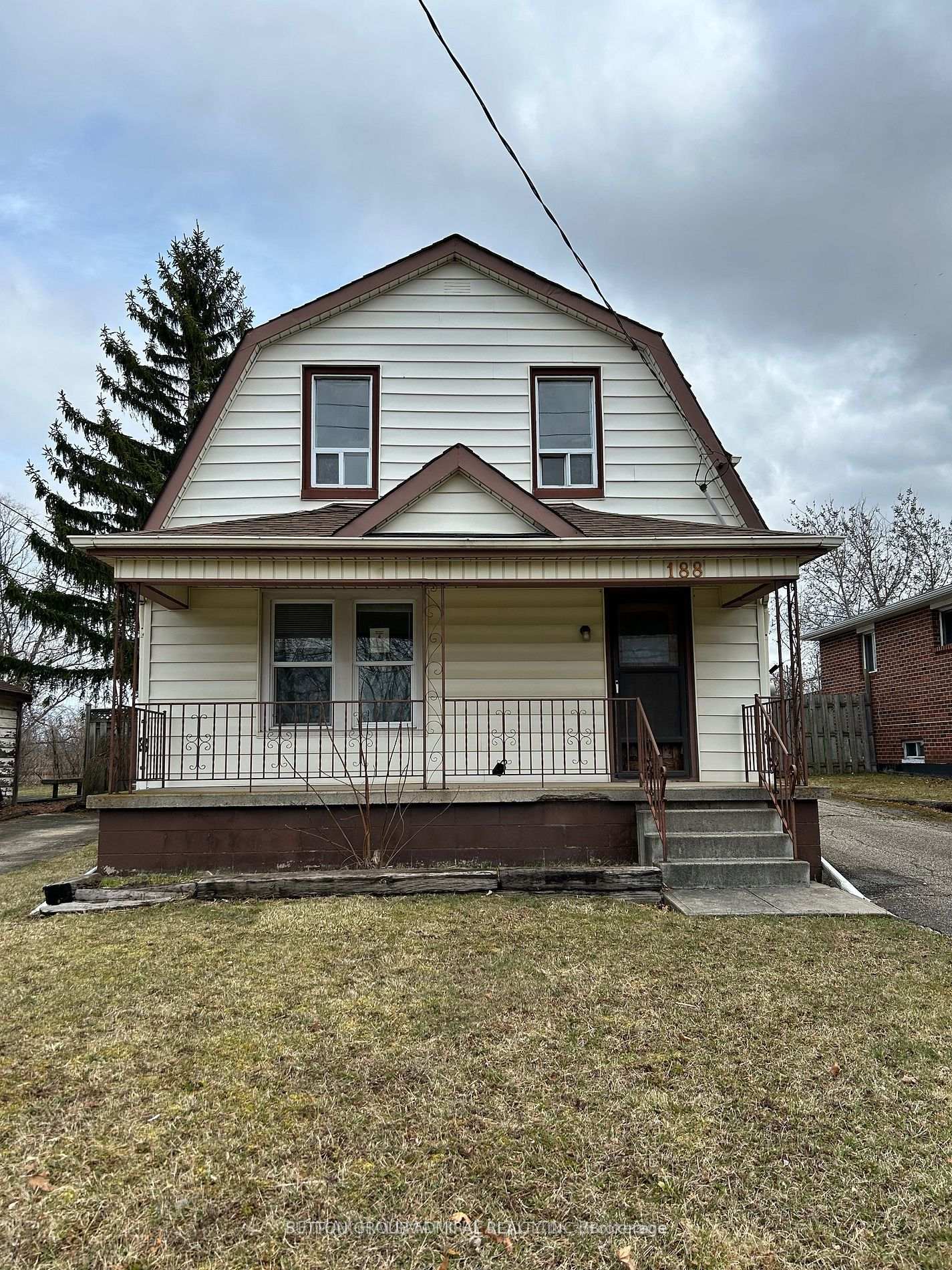 Front of 188 Fruitland Road