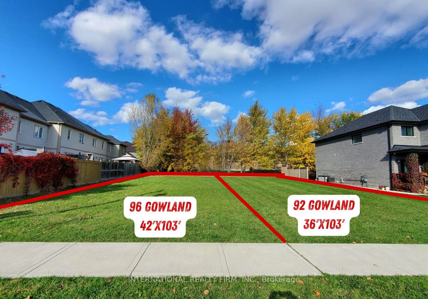 Front of 96 gowland Drive