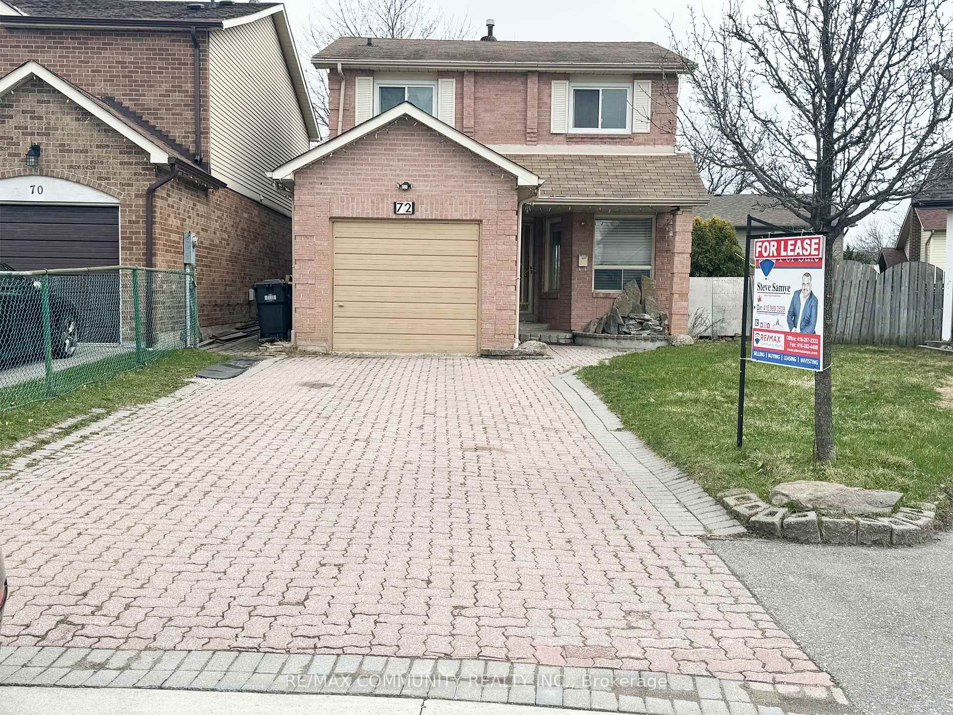 Front of 72 Swennen Drive