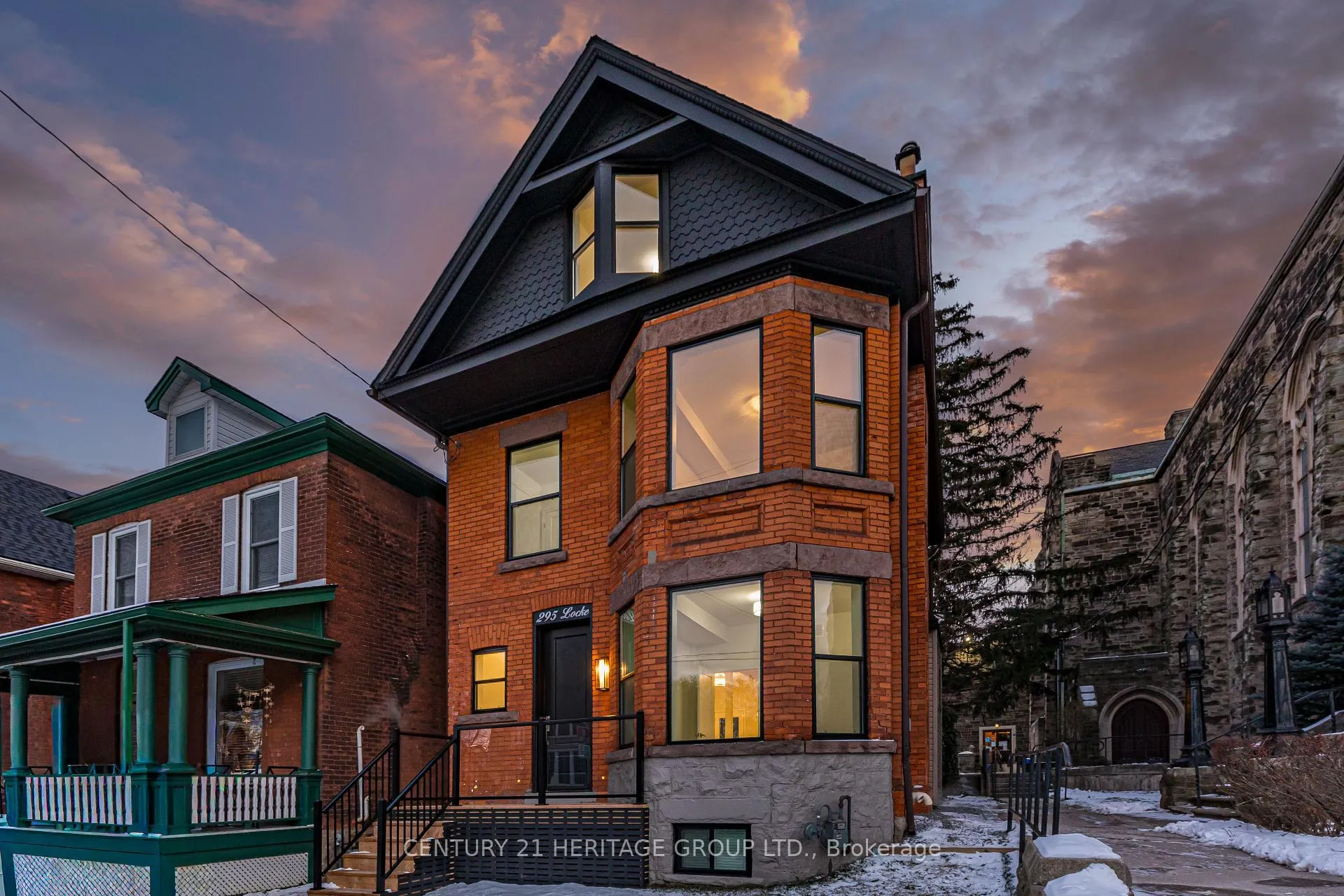 Front of 295 Locke Street S