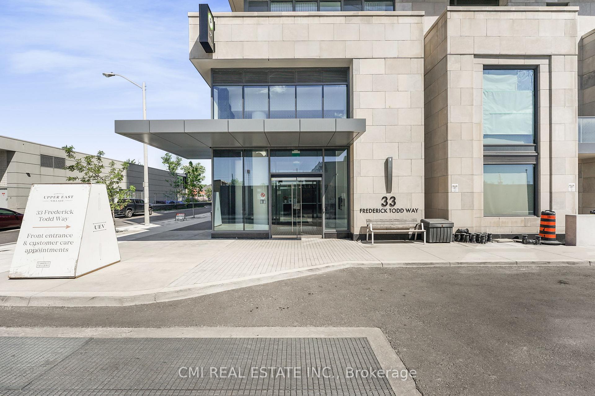Front of Unit 1603, 33 Frederick Todd Way