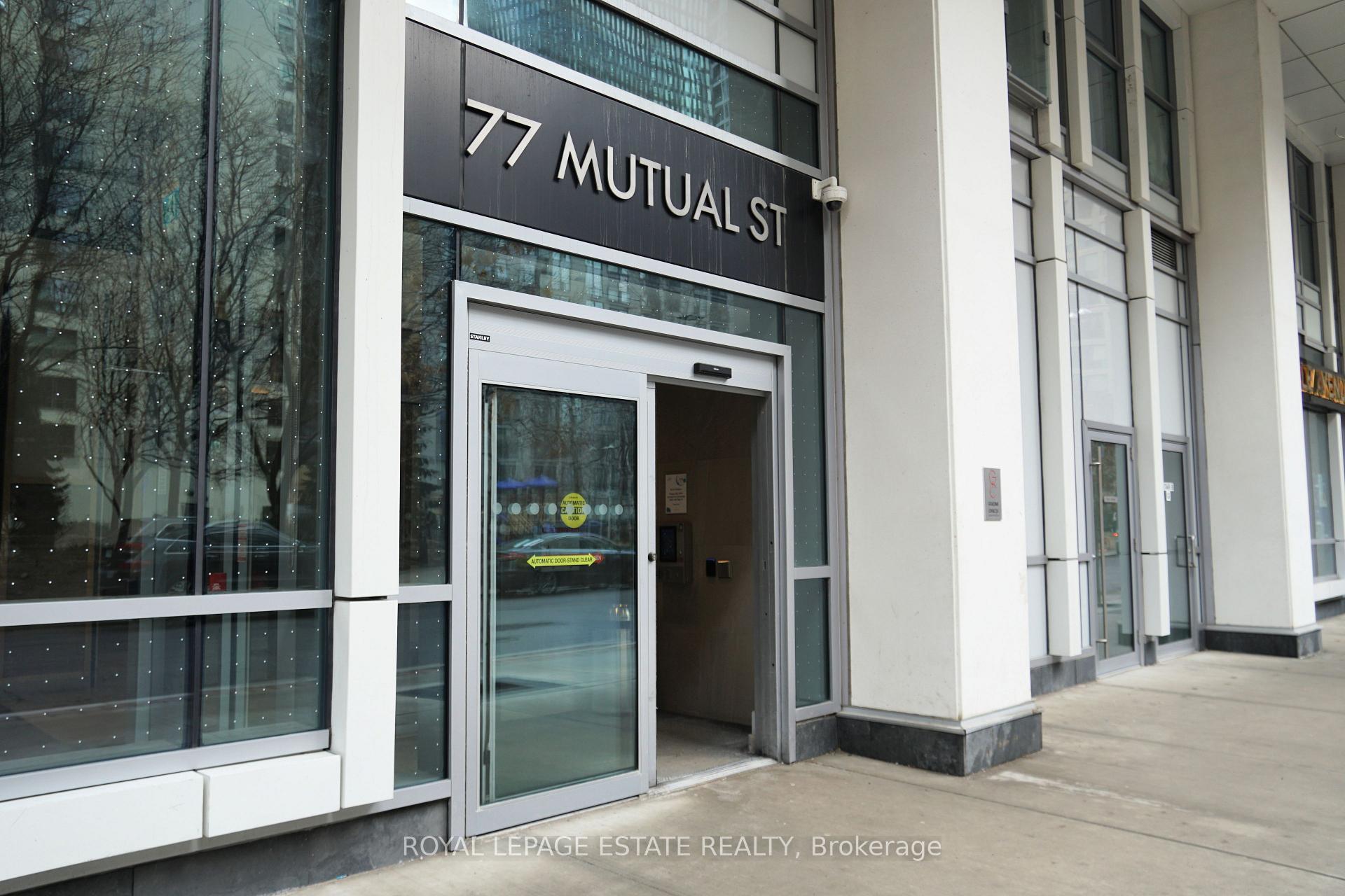 Front of Unit 3106, 77 Mutual Street