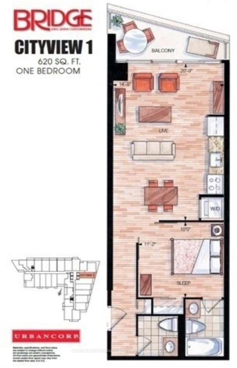 Photo 8 of Unit 1529, 38 Joe Shuster Way, Toronto, Niagara — HOMEH