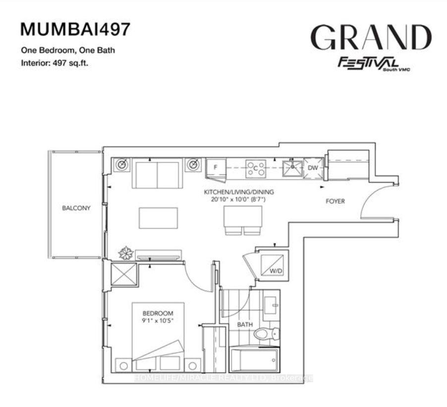 Photo 2 of Unit 3501, 1 Commerce Street, Vaughan, Vaughan Corporate Centre — HOMEH