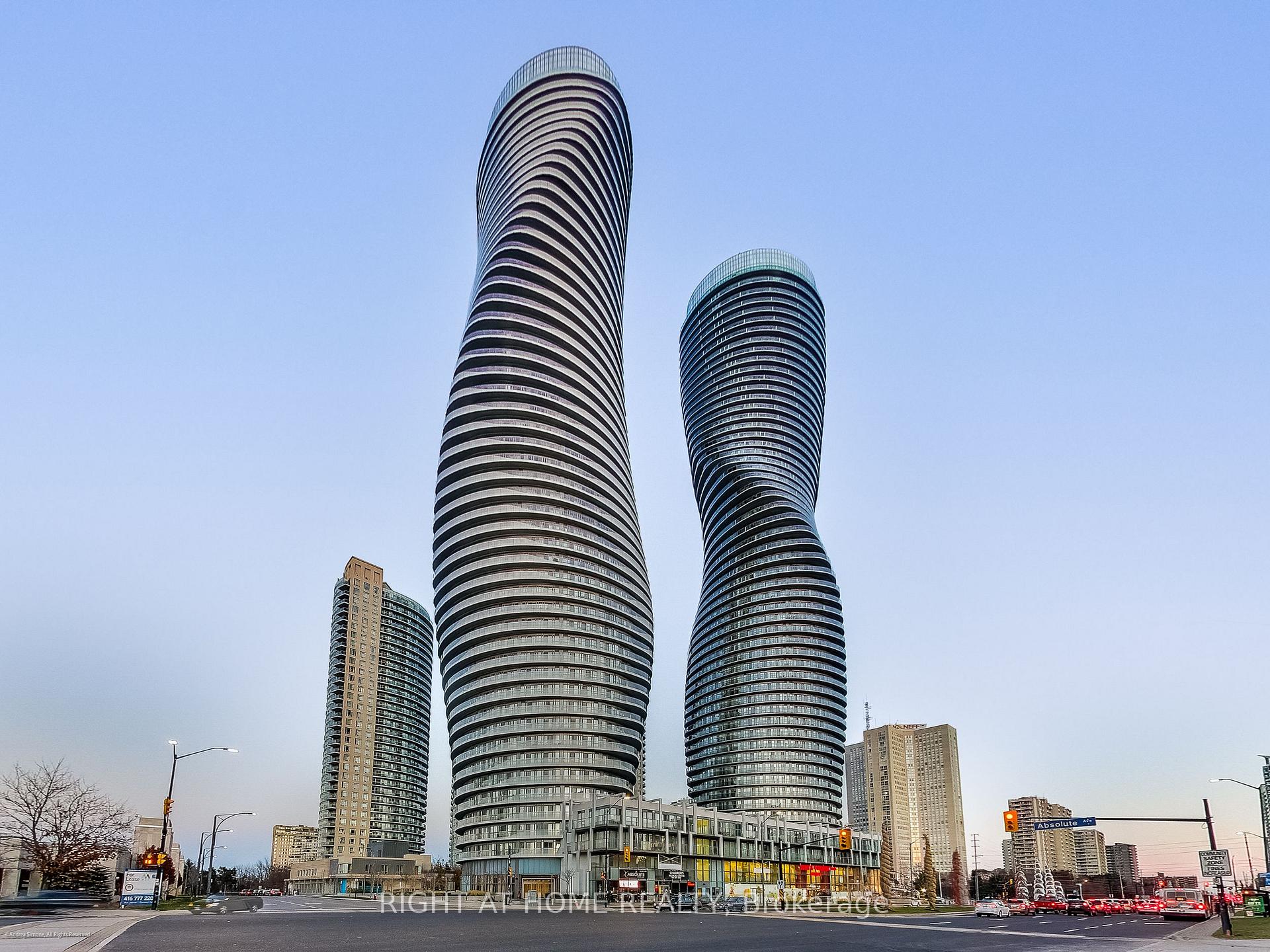 Front of Unit 2401, 50 Absolute Avenue