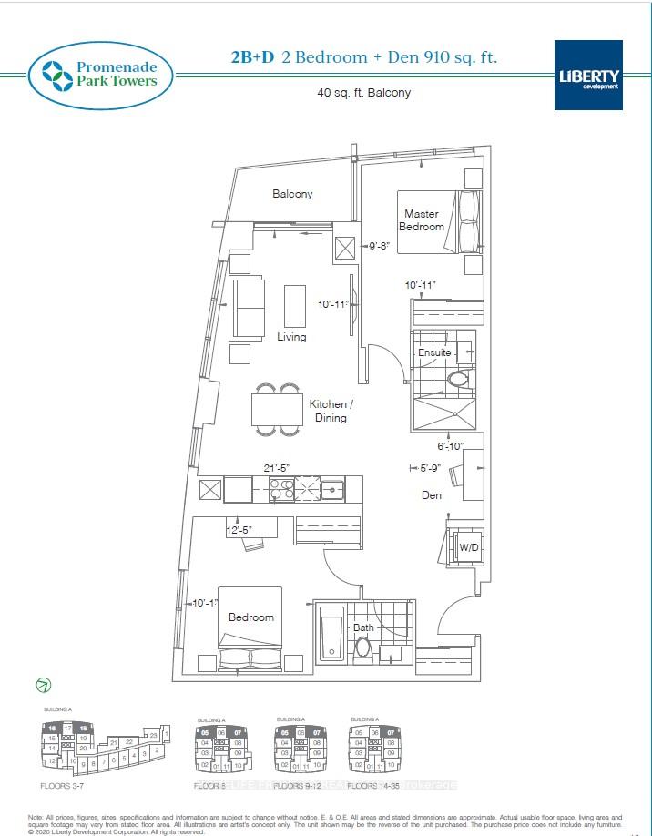 Photo 17 of Unit 2107A, 30 Upper Mall Way, Vaughan, Brownridge — HOMEH