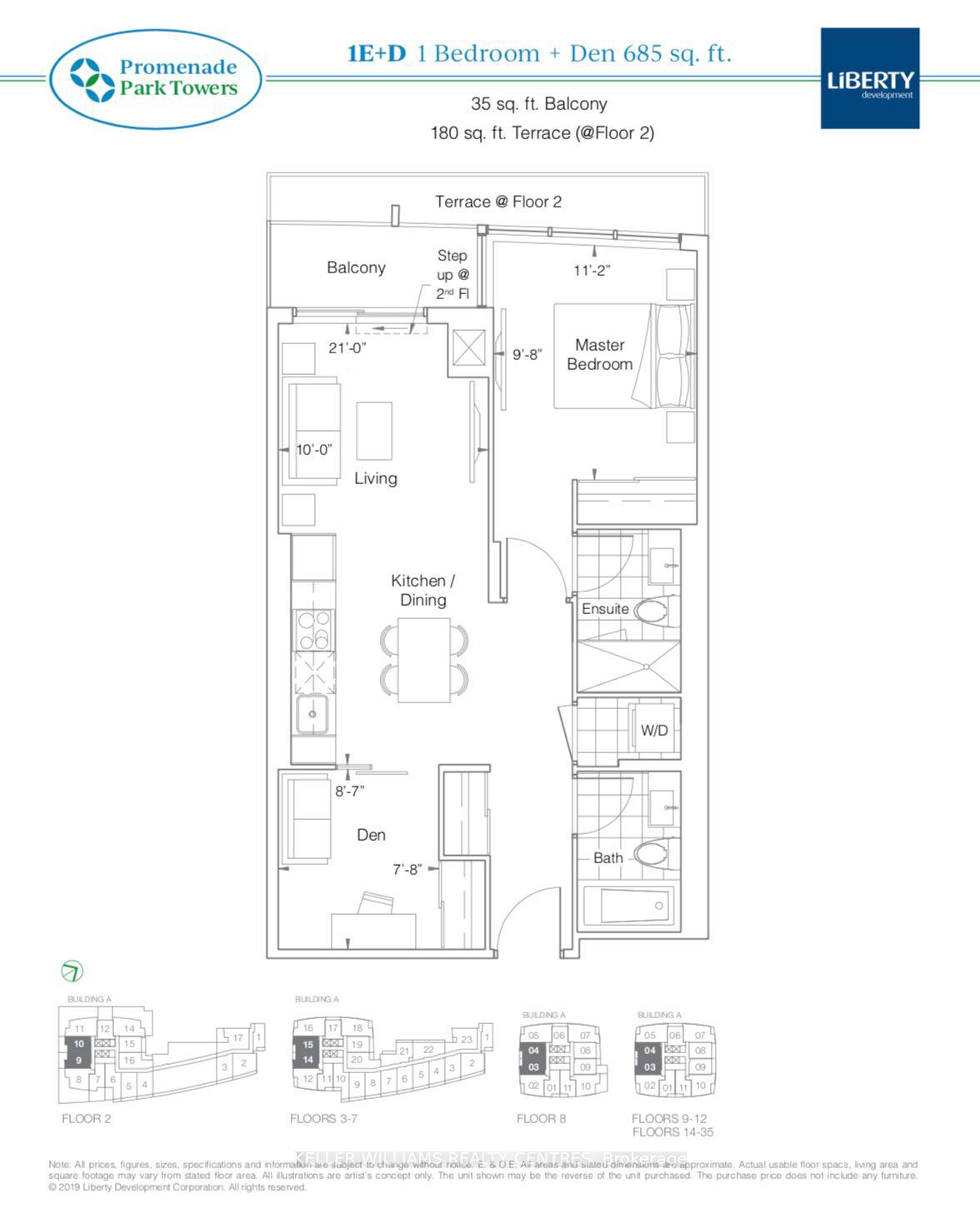 Photo 4 of Unit A-2703, 1 Promenade Circle, Vaughan, Brownridge — HOMEH