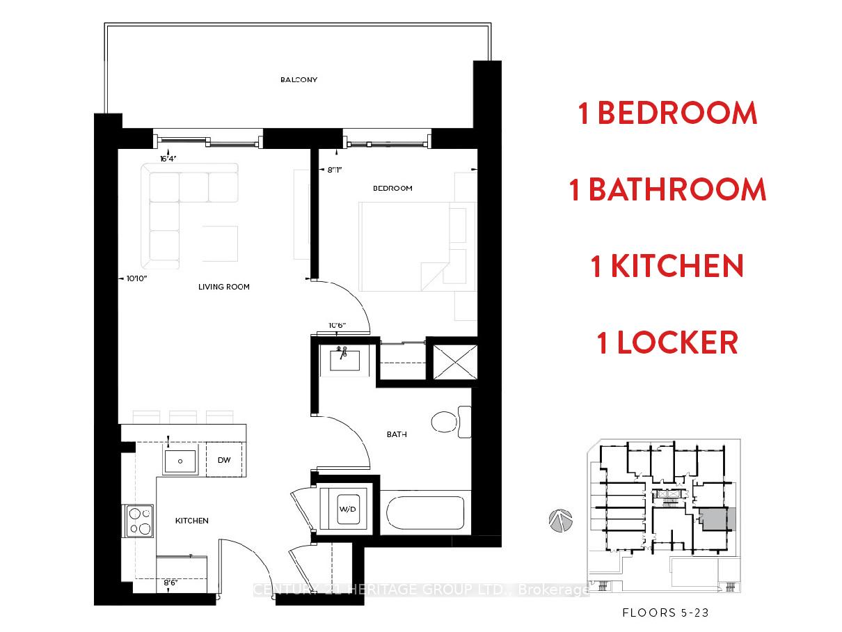 Photo 2 of Unit 1813, 15 Queen Street S, Hamilton, Central — HOMEH