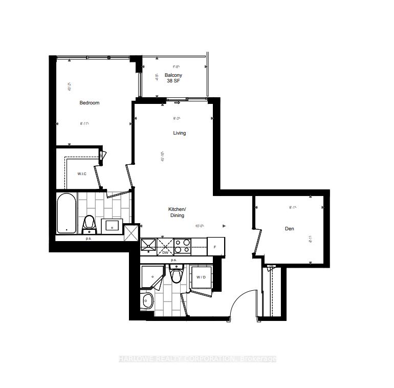 Photo 2 of Unit 1534 E, 70 Princess Street E, Toronto, Waterfront Communities — HOMEH