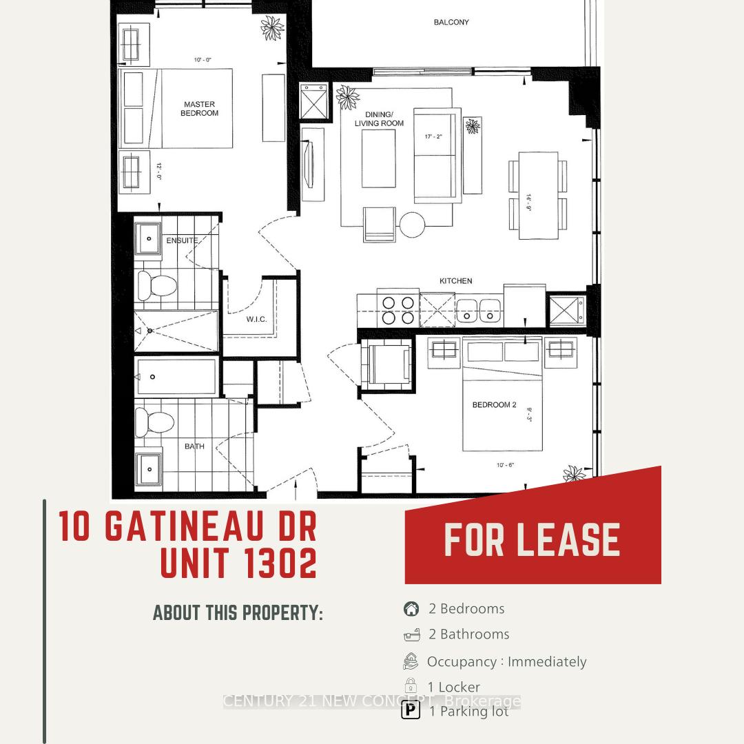 Photo 1 of Unit 1302, 10 Gatineau Drive, Vaughan, Beverley Glen — HOMEH