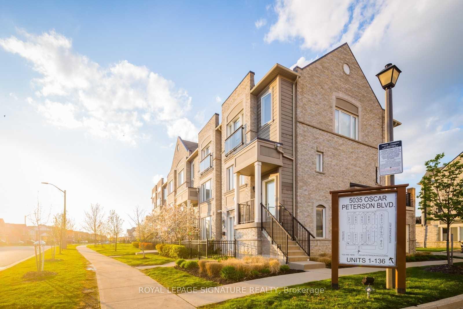 Front of Unit 44, 5035 Oscar Peterson Boulevard