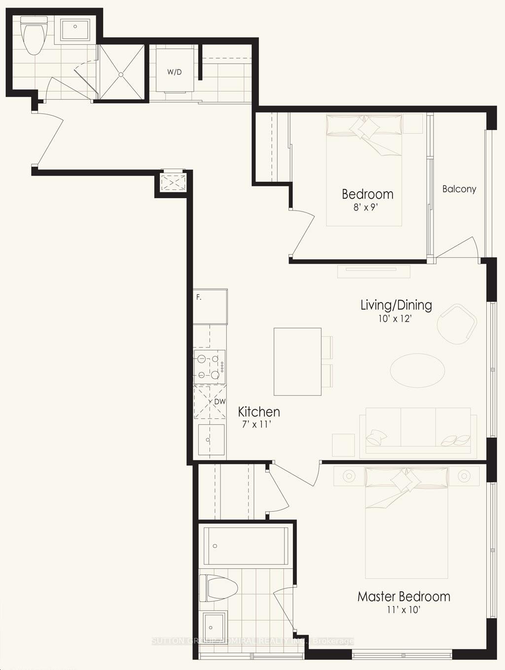 Photo 12 of Unit 1304, 30 Elm Drive W, Mississauga, City Centre — HOMEH