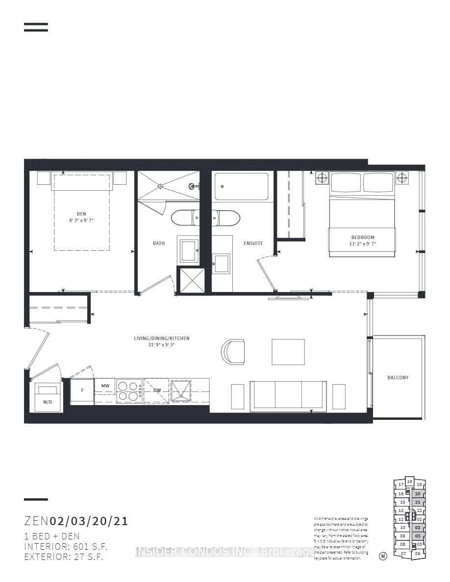 Front of Unit 2121, 19 Western Battery Road
