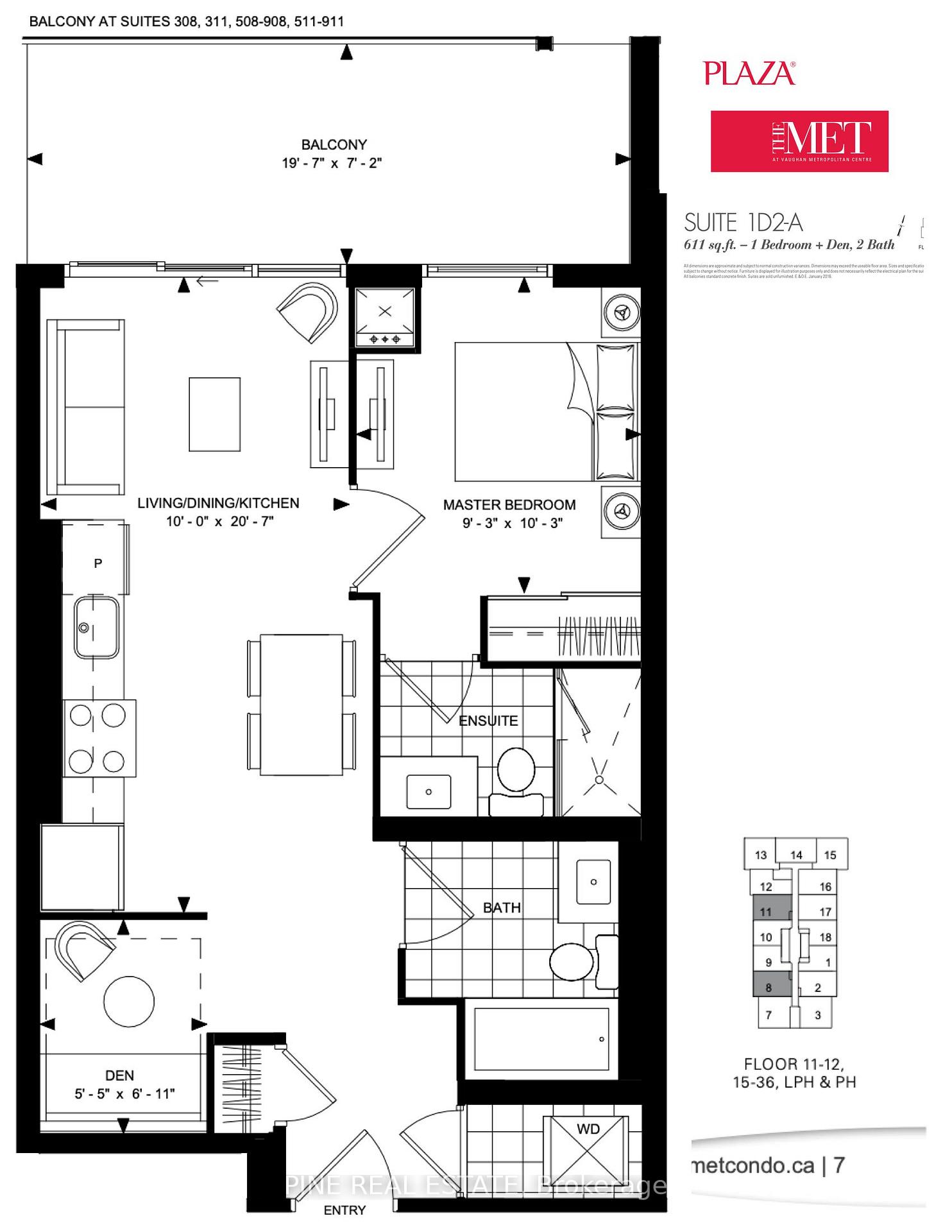 Photo 38 of Unit 1708, 7895 Jane Street, Vaughan, Concord — HOMEH